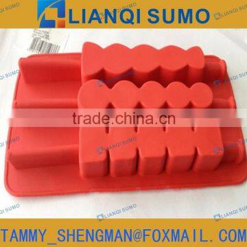 FDA Food Grade Plastic Silicone Ice Lolly Moulds With Sticks Ice Cream Maker photo-2