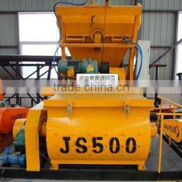 small ton concrete mixer-JS500