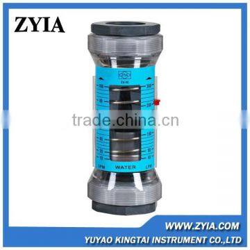 High performance easy view plastic tube type water flowmeter ( Any Positon Installation)