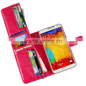 custom design pu leather flip cover fancy phone case for samsung galaxy note 3