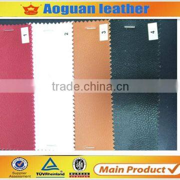 2016 high grade pu leather with genuine backing for fashion ma shoe