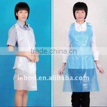 LDPE aprons, blocked, disposable bibs, adult bibs