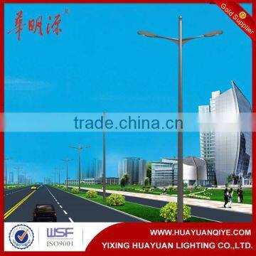 hot dip galvanized square street lighting pole