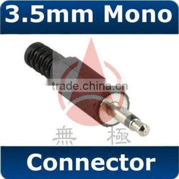 Audio connector DC power plug 3.5mm mono jack