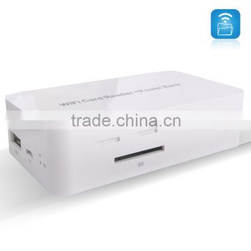 ipad/iphone/Android wireless card reader with power bank