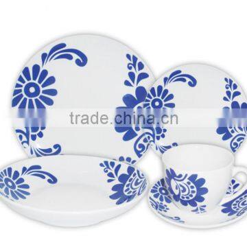 Catering & restaurant 16-piece dinnerware set for four people