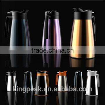 2015 New Design stainless steel American vacuum insulated coffee pot/Pour cover Coffee container