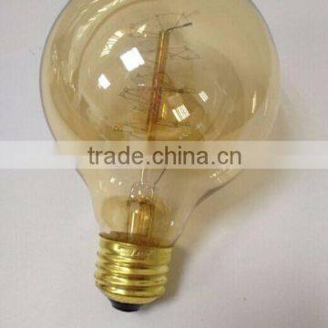 vintage Edison lamp 95mm brass base E26 110V 40 Watt