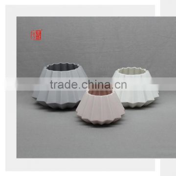 High Quality Small Color Clay Flower Vases