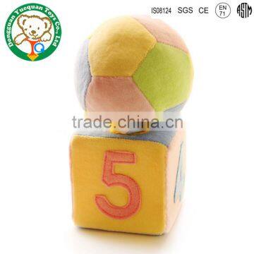 OEM Factory Custom Soft Plush Baby Ball Toy photo-3