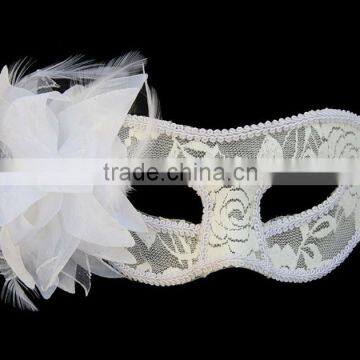 Party lace eye mask with flower decoration