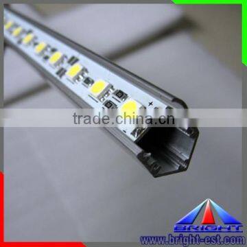 Rigid RGB strip 5050 light,RGB 5050 strip light witth aluminum profile