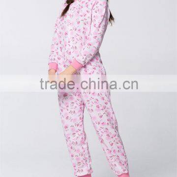 Wholesale Soft Long Sleeve Printed Women's Cotton Onesie