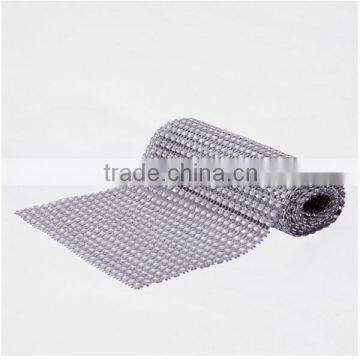 Wholesale 24 row plastic rhinestone mesh trimming for decoration                        
                                                Quality Choice