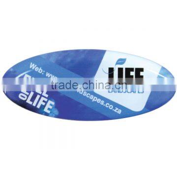 Oval Name Badge-full Color With Magnet