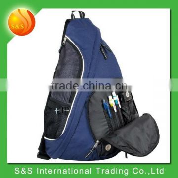 Promotional Polyester Sports Sling Bag Backpack