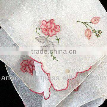 Linen embroidered placemats