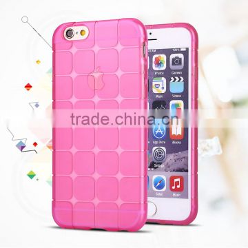 Shockproof colorful magic cube clear case for iPhone 6S Plus 5.5 inch