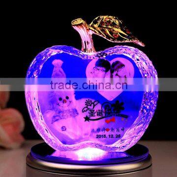 Crystal LED Apple Crystal Apple Wedding Favors photo-4