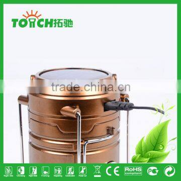 Low Price LED Camping Lamp Outdoor Camp Light Solar Charge Lantern Flashlight 2 in 1 Tent Portable Lighting With Charger photo-4