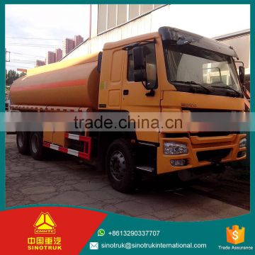 high power good performance 6*4 left hand drive oil tank truck