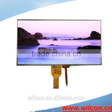 7inch 800*480 RGB interface 500nits outdoor lcd touch screen with resistive panel