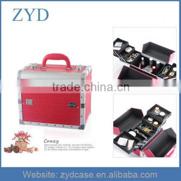 Favorite Rose Red Aluminum Beauty Makeup Kit Case ZYD-HZ101513