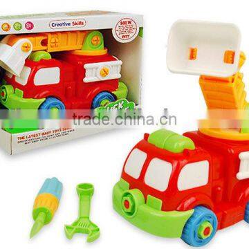 Plastic Mini Dismantling truck toy for children