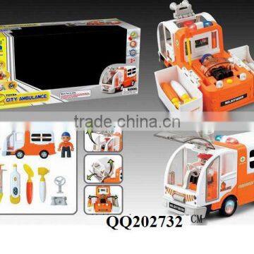 B/O bump & go building block ambulance