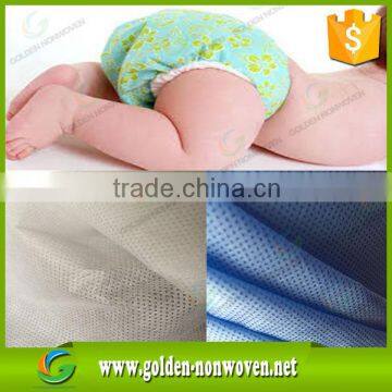 17gsm White Color Medical Sms Non Woven Fabric Roll/22gsm Non-woven Smms Fabric for Baby Diaper Sms Nonwoven Fabric photo-3