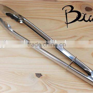 12" Popular Special Shape Good Quality Stainless Steel Food Tong BD-B9336