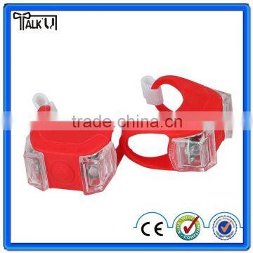 Colorful Led Eye safty Rear Light bicycle led silicone lights