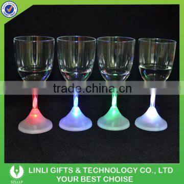 Green Plastic Wine LED Flashing Glass