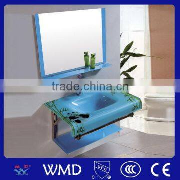 2014 new design rectangular glass waterfall basin tap