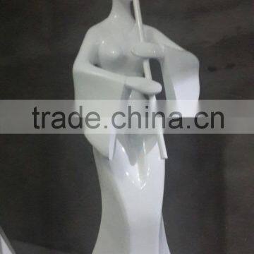 La Player fiberglass statue sculpture for decoration