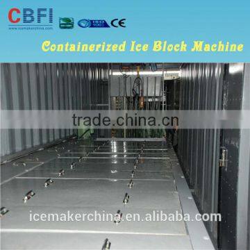 Prifabricated fishery/food preservation Large Container block ice machine for Asia