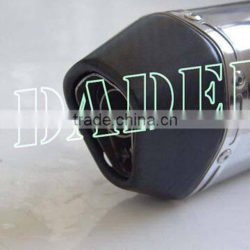 Racing Small Hexagonal Stainless Steel Exhaust With Colors-plated Surface photo-4