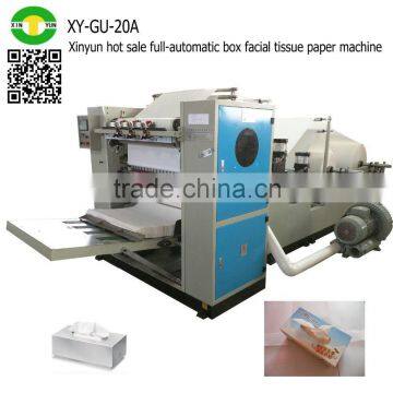 Xinyun hot sale full-automatic box facial tissue paper machine                        
                                                                                Supplier's Choice