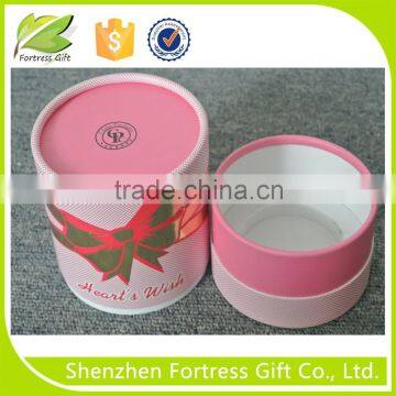 fancy high quality cardbord round tube gift box