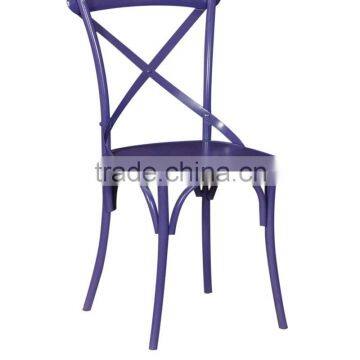 X CROSS METAL DINING CHAIR , INDUSTRIAL JODHPUR METAL DINING CHAIR