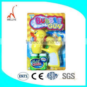 Plastic battery powered bubble gun made in China