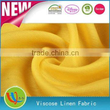 2014/2015 hot Viscose/Cotton Trilobal Linen interweave fabric