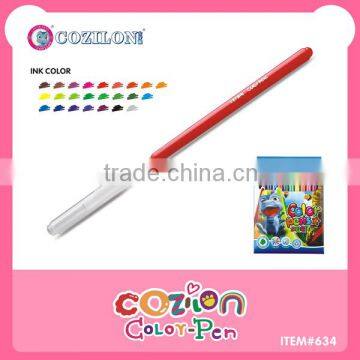 Triangle Pen With Cap Watercolor Item 634 photo-1