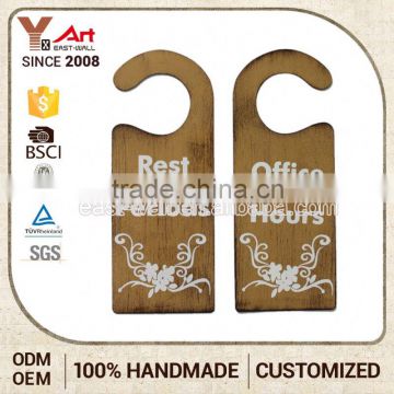 Custom Printed craft art plaque door hanger flyer printing