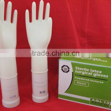 latex surgical gloves