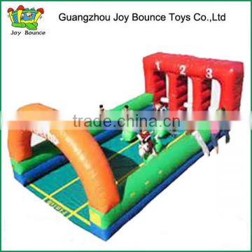 Funny! Derby Horses giant inflatable sport games for kids