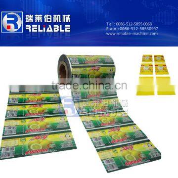 Colored printing pet shrink film label