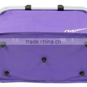 Aluminium Frame Collapsible 600D Polyester Insulated Picnic Basket
