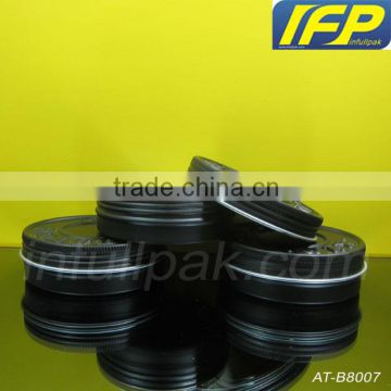 100g/150g Black Round tin container wholesale