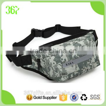 2016 New Design Fashion Camouflage Running Waist Belt Bag for Outdoor